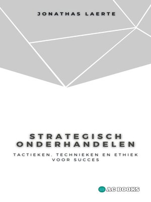 cover image of Strategisch Onderhandelen